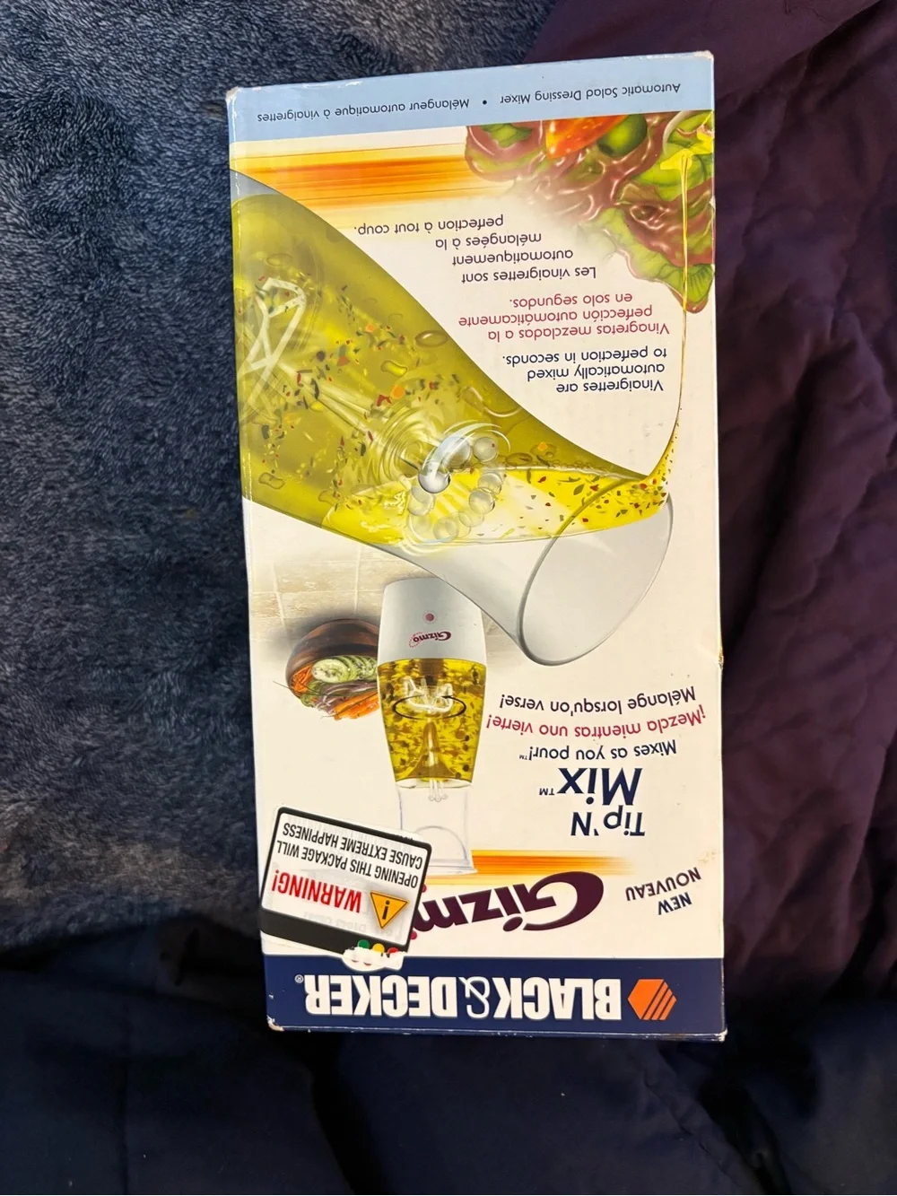 Black & Decker Yellow and White Gizmo Tip 'N Mix Box